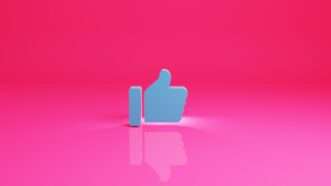 blue thumbs up emoji on hot pink background | Photo by <a href=%40jacksonsophatcde9.html Sophat</a> on <a href=feww42-vht86341.html   