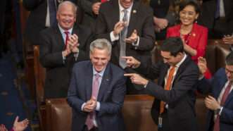 McCarthy celebrates becoming Speaker of the House | Rod Lamkey - CNP/picture alliance / Consolidated News Photos/Newscom