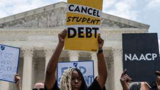 Student loan debt protest | Alejandro Alvarez/Sipa USA/Newscom