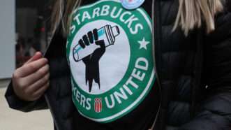 Starbucks United union shirt | John J. Kim/TNS/Newscom