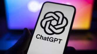 ChatGPT logo on phone | Jaap Arriens/ZUMAPRESS/Newscom